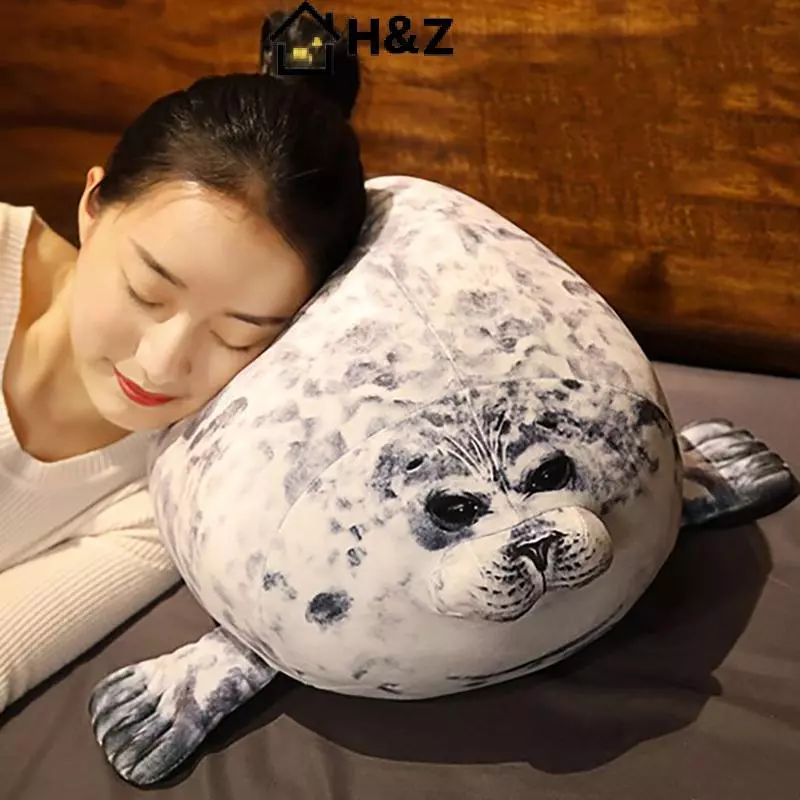 หมอนอ้วน 3D Angry Blob Seal ตุ๊กตาแมวน้ำ thumbnail 8