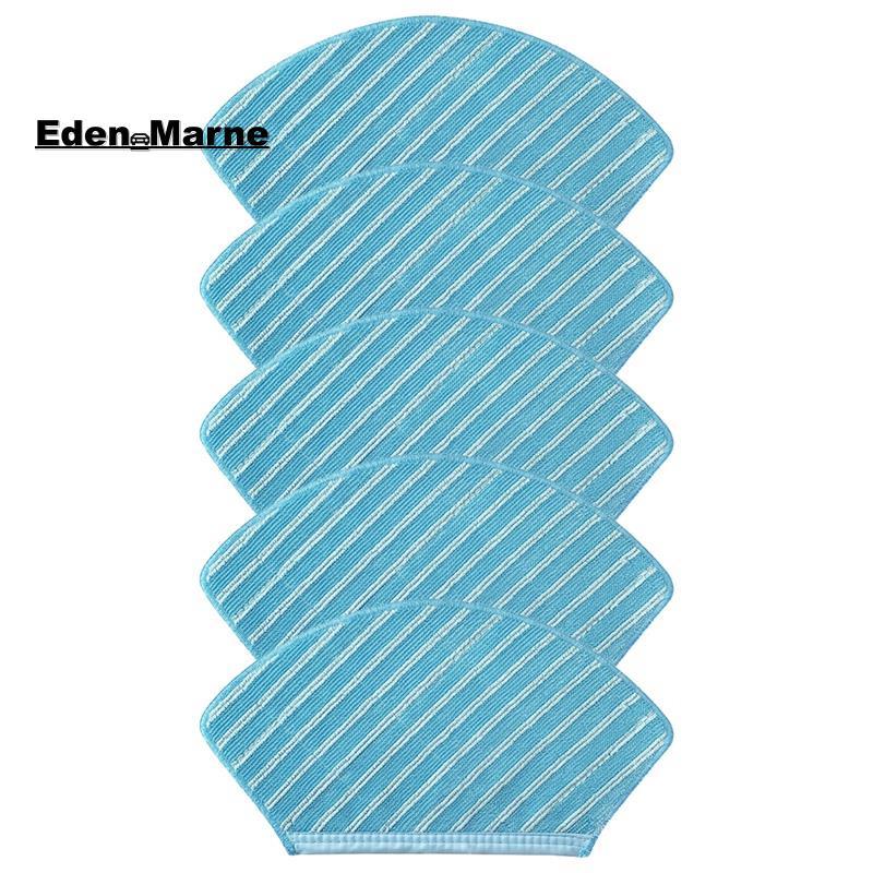 [Eden_Marner]5 ชิ้นสําหรับ M7 I10 อุปกรณ์เครื่องใช้ในบ้านอัจฉริยะ Mop Rag Kit เครื่องดูดฝุ่นหุ่นยนต์