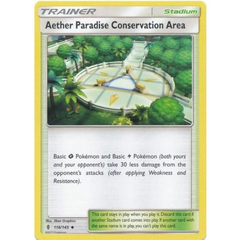 [การ์ดโปเกมอน TCG] Aether Paradise Conservation Area - 116/145 - Uncommon