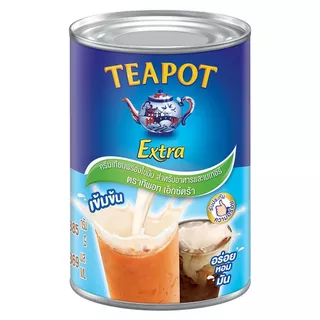 [สินค้าส่งด่วน] ทีพอทเอ็กซ์ตร้าครีมเทียมข้นจืด 385กรัม TEAPOT EXTRA NON-DAIRY CREAMER 385 G.