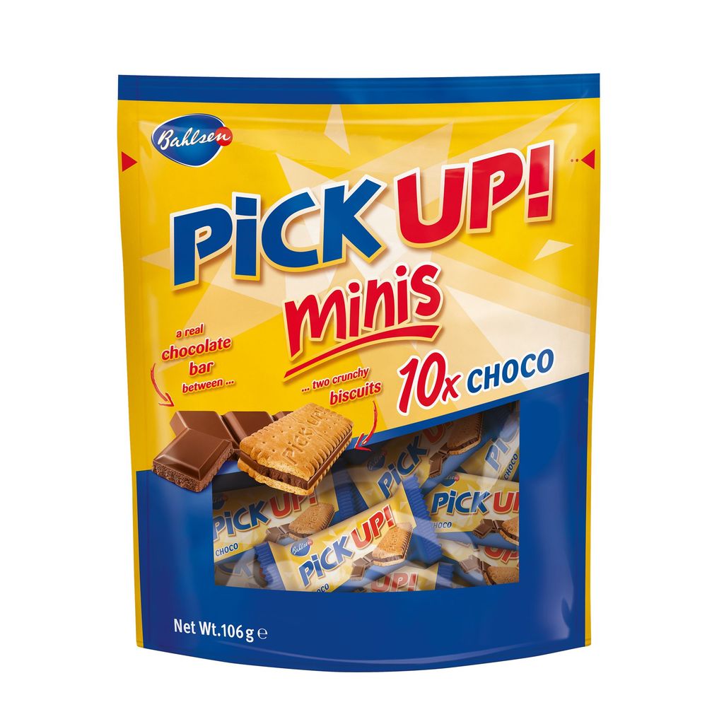 บาวเซ่น พิคอัพมินิช็อกโก 106 กรัม BAHLSEN PICK UP MINIS CHOCO 106 G
