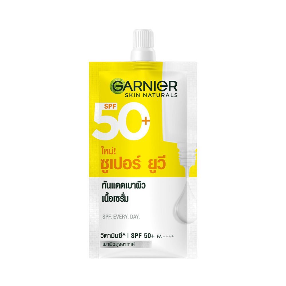 การ์นิเย่ ซูเปอร์ยูวีซันสกินเซรั่ม 7.5 มล. GARNIER SUPER UV SUNSCREEN SERUM 7.5 ML