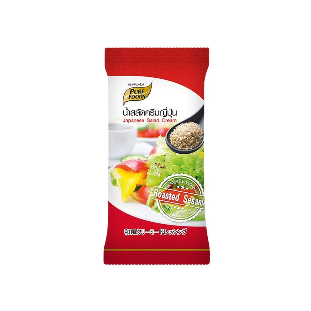 [สินค้าส่งด่วน] เพียวฟู้ดส์ น้ำสลัดครีมญี่ปุ่น 40 กรัม PURE FOODS JAPANESE SALAD CREAM 40 G