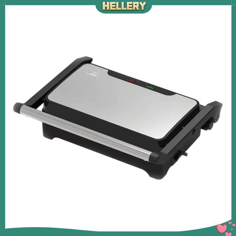 [HelleryTH] Panini Press Grill 750W เครื่องทําแซนวิชสําหรับเบอร์เกอร์แซนวิชอาหารเช้า