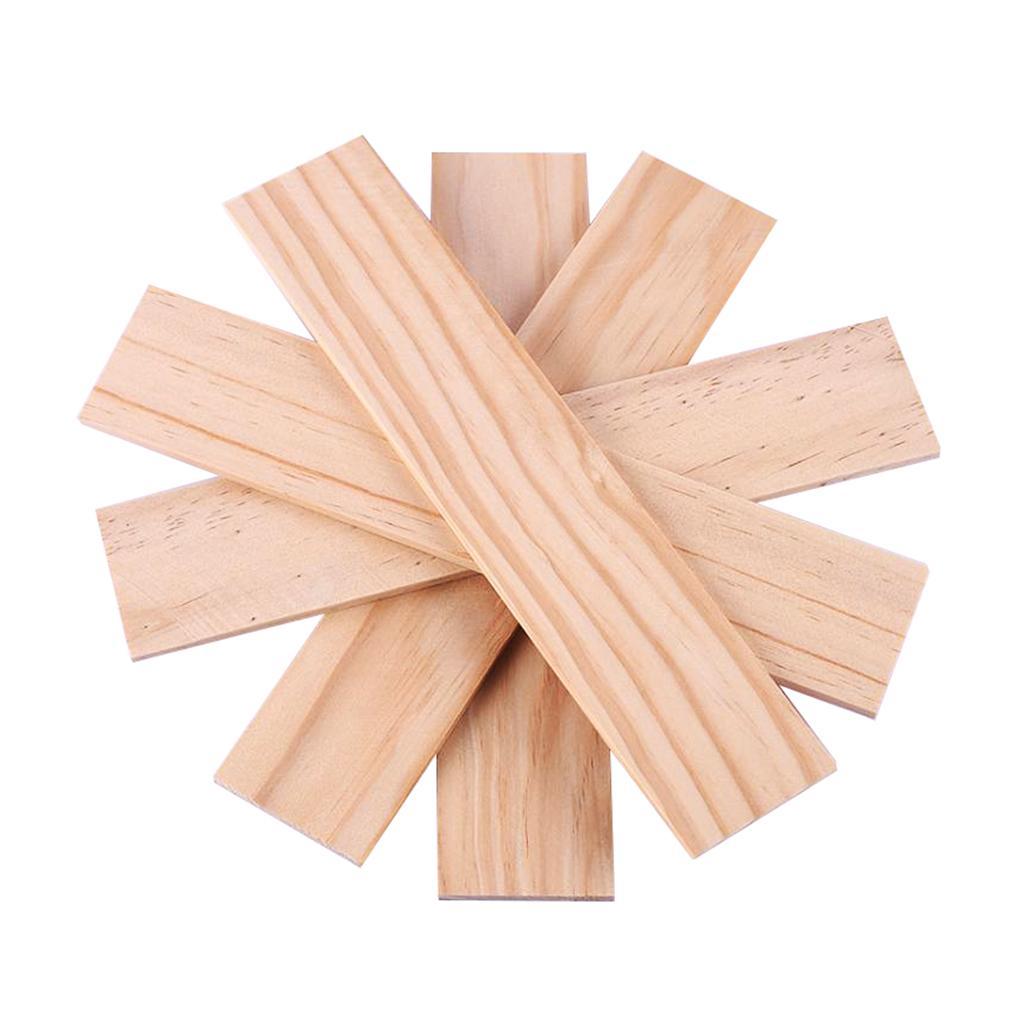[beqowt] Pine Wood Craft Strips แท่งไม้สําหรับทําอุปกรณ์ประกอบฉากภาพรุ่นอาคาร 9.84
