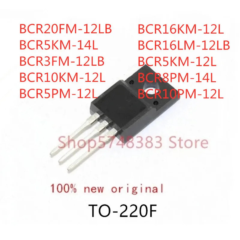 5PCS BCR20FM-12LB BCR5KM-14L BCR3FM-12LB BCR10KM-12L BCR5PM-12L BCR16KM-12L BCR5KM-12L BCR8PM-14L BC