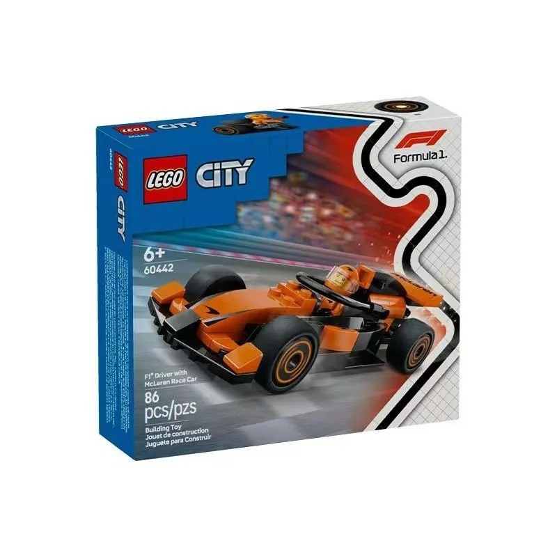 LEGOLEGO 60442 City Series Racing Car และ McLaren Racing Car การศึกษา Building Block ของเล่นของขวัญ 