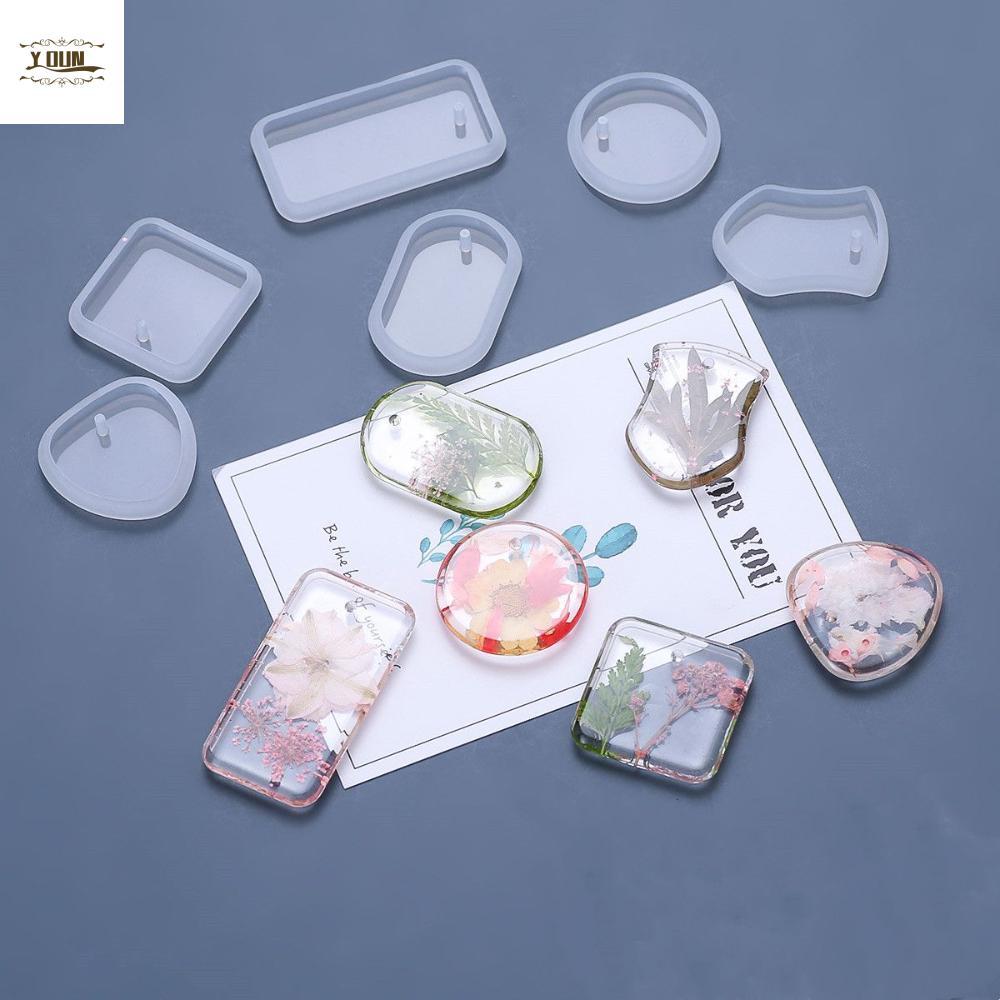 IVEYOUNG จี้แม่พิมพ์เรซิ่นหัวใจ DIY Craft Epoxy Handmade สร้อยคอพวงกุญแจ