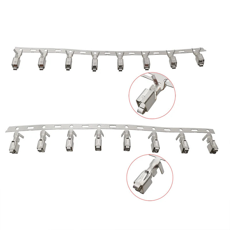 50/100Pcs JST VH3.96 Connector โลหะ VH 3.96 มม.หญิง Pin Crimp Terminal สายไฟสําหรับ VH3.96 หญิงซ็อกเ