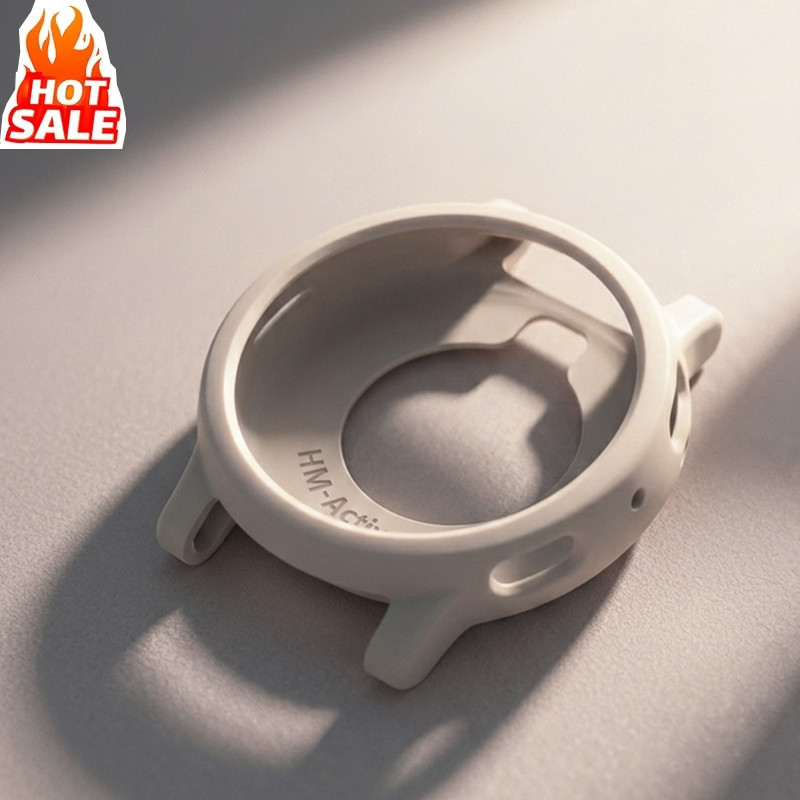 เคสซิลิโคนอ่อนนุ่มเข้ากันได้สําหรับ Amazfit Active Max Case (ไม่มีฟิล์ม) Hollow Cover Anti Collision ShockProof กันชน