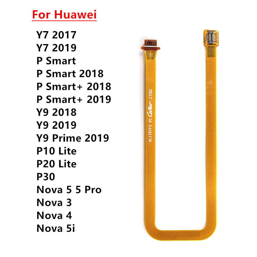 สําหรับ Huawei P Smart Plus Y7 Y9 Prime 2017 2018 2019 P10 P20 P30 Nova 3 4 5 5i Lite ลายนิ้วมือ Sen