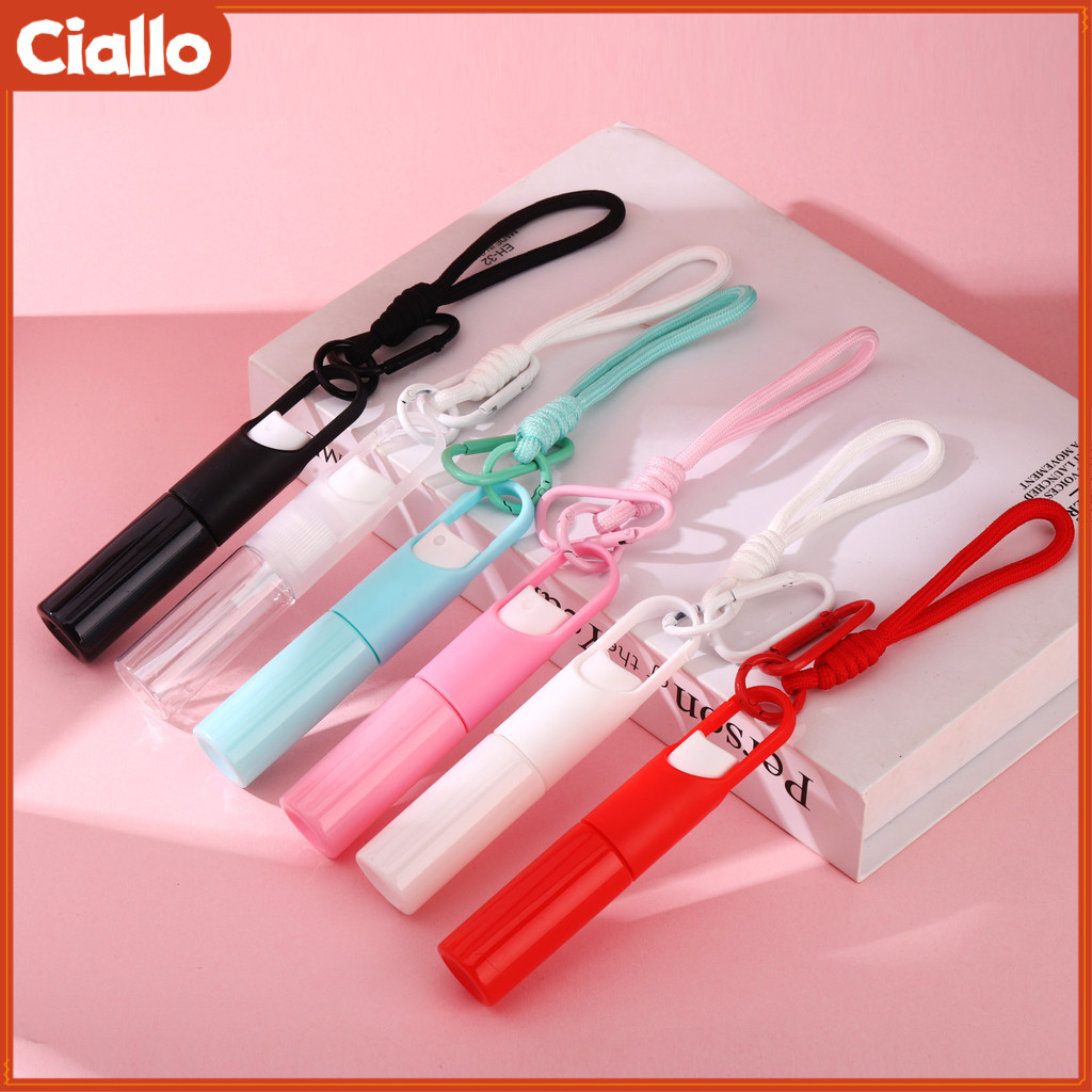 CIALLO เครื่องฉีดน้ําน้ําหอมแบบรีฟิลขนาด 20 มล. พร้อมเชือกเส้นเล็ก, ขวดสเปรย์ขนาดเล็กแบบพกพาสําหรับเดินทาง, น้ําหอม/น้ํายาสํา