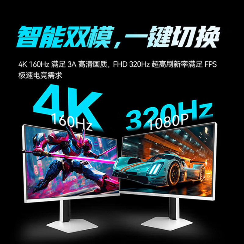 32 นิ้ว 4K Dual Mode Gaming Office Display MiniLED GA32V1M หน้าจอขนาดใหญ่