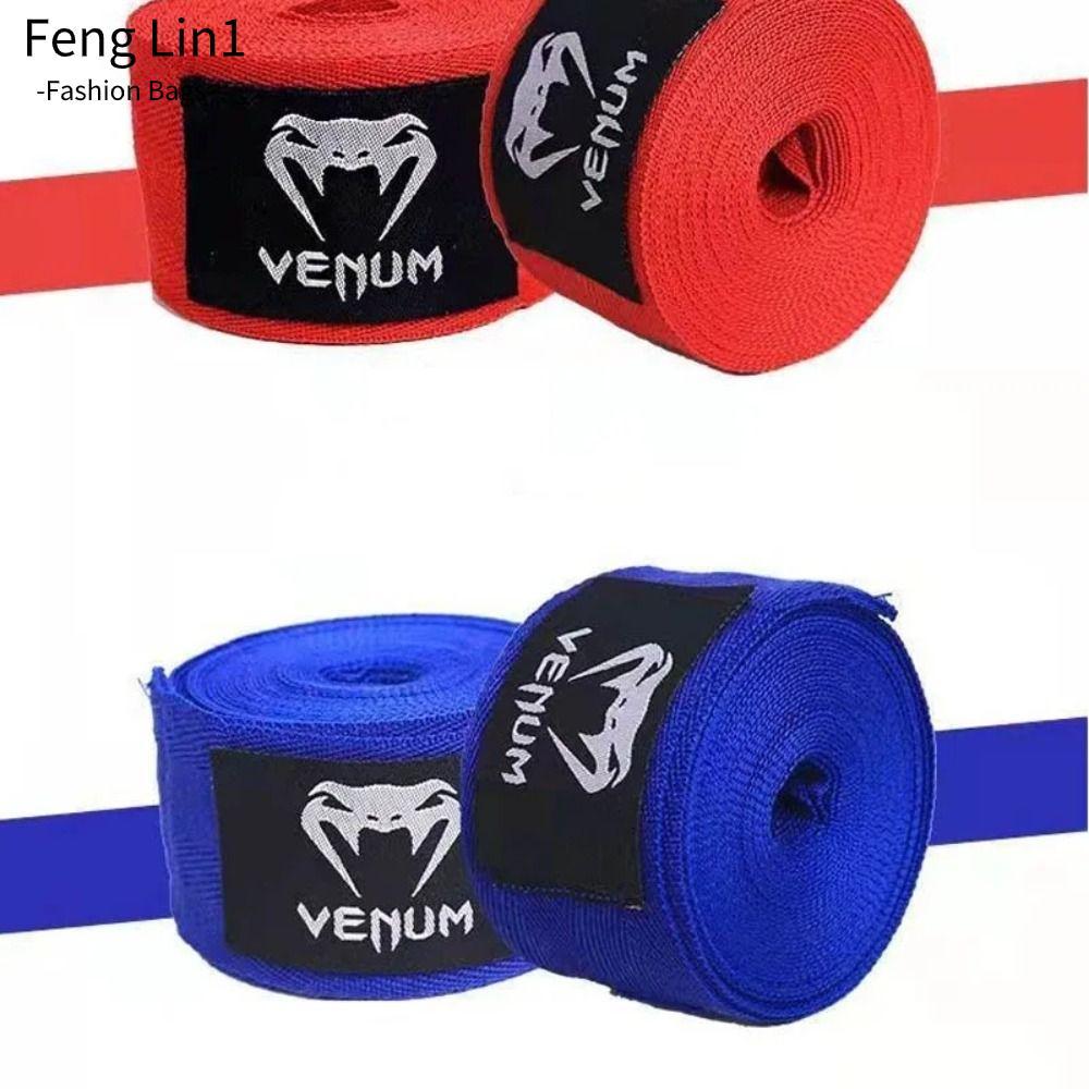 FLIN สายรัดข้อมือแบบนุ่ม ผ้าฝ้าย ระบายอากาศ 1.5m/2.5m/5m พันมือมวย