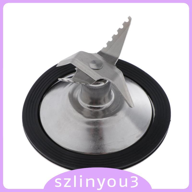[Szlinyou3] ชิ้นส่วนเปลี่ยนใบมีดและปะเก็นน้ําแข็งสําหรับ Braun 4184 4184625 เครื่องปั่น สีดํา