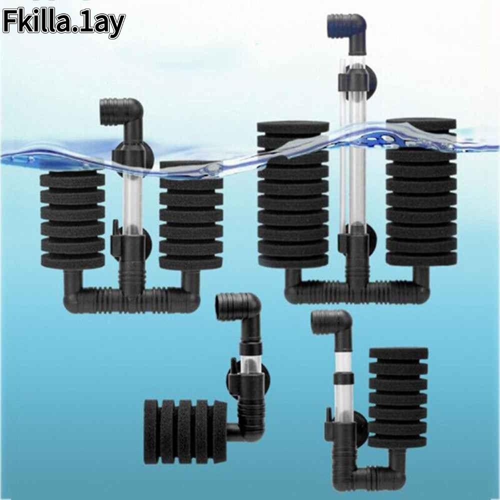 IFKILLA1 ฟองน้ําชีวเคมีกรอง Fry Air แบบแขวนติดผนัง 360° ตัวกรองผ้าฝ้ายถ้วยดูดแบบหมุนได้