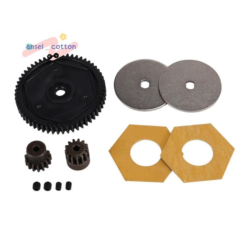 54T Spur Gear 13T & 15T เกียร์มอเตอร์สําหรับ SCX10 II 90046 90047 1/10 RC Crawler รถอะไหล่อัพเกรด,สี