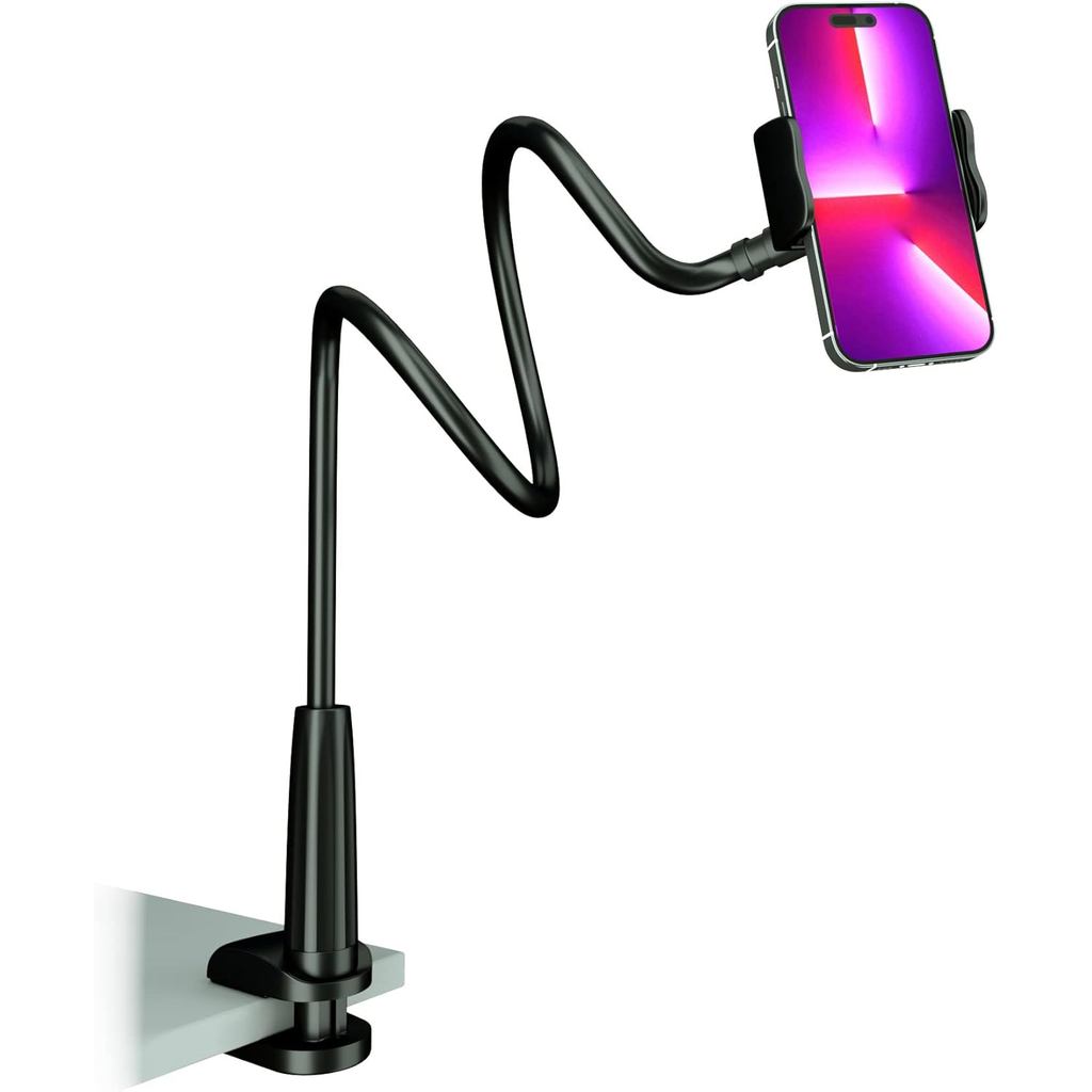 MAGIPEAPhoneHolderforBed,GooseneckPhoneHolderforDesk,CellPhoneMountwithFlexibleLongArm,Compatiblewit