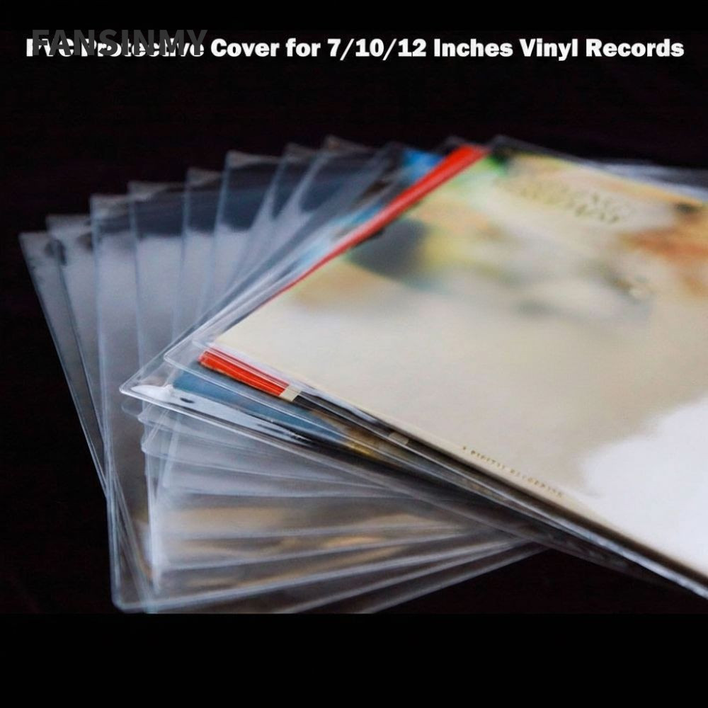 FANSINMY Vinyl Records Sleeve, หนา 7/10/12 นิ้ว LP Record Cover, Record Storage Bags Record