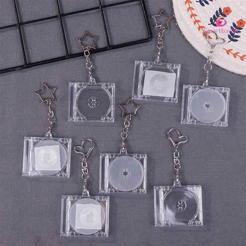 {Smartbarbic} Nk Album Mini CD Case Keychain CD Player Keyring Peripheralmemorative Album Key Holder