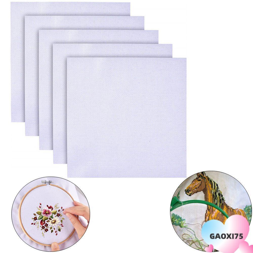 GAOXI75 Aida Cloth DIY Craft Canvas Cotton Cross