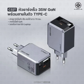 [สุดคุ้ม] Orsen by Eloop C32T C42T 35W 65W หัวชาร์จ GaN Charger PD PPS Type C ชาร์จเร็ว adapter notebook