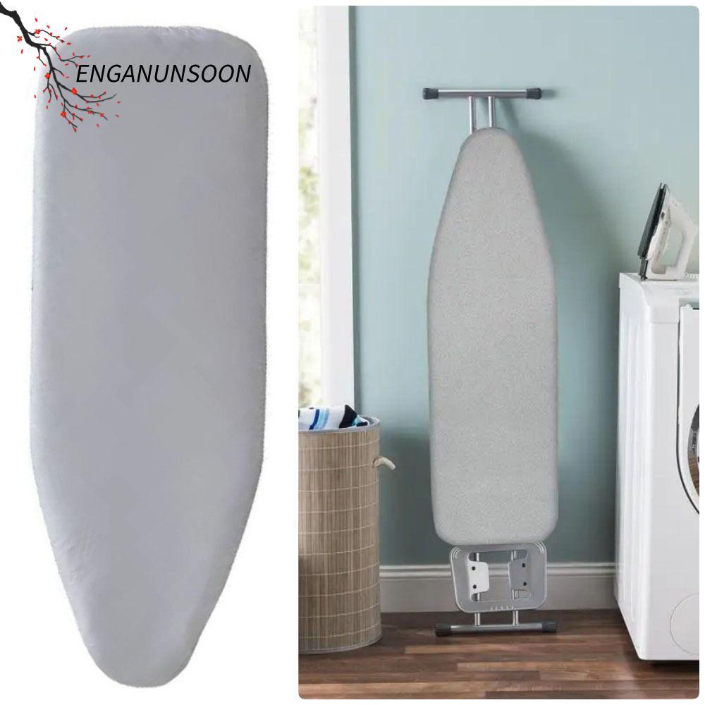 ENGANUNSOON 1 ชิ้นเหล็กความร้อนโล่,ผ้าฝ้ายหนา Padding Universal ที่รองรีด,ผ้าทนคราบพร้อมขอบยืดหยุ่นรีดผ้าสําหรับโต๊ะรีดผ้า