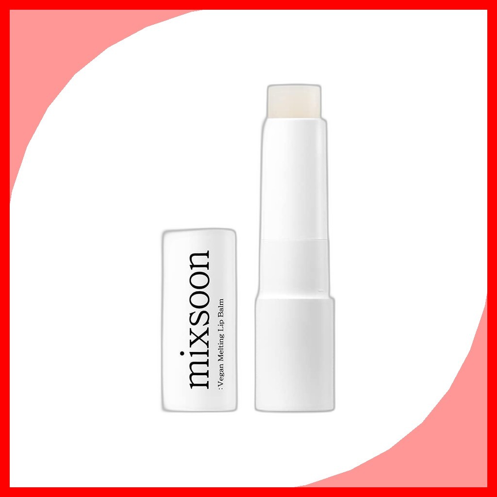 [Mixsoon] Vegan Melting Lip Balm (Clear) 4.1g / ลิปบาล์มเกาหลี / สูตรละลาย / ของแท้ 100% โดย MCYMA