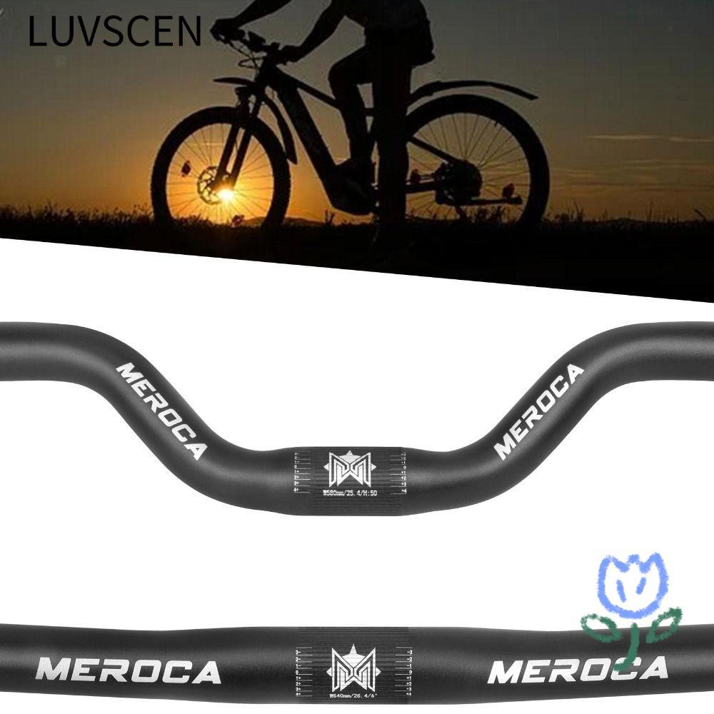 แฮนด์จักรยาน STARPICS อลูมิเนียมอัลลอยด์ Riser Handlebar ขนาด 25.4x540/580 มม., ทนทานสำหรับจักรยานเสือภูเขา