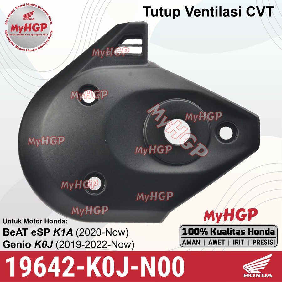 MESIN 19642K0JN00 - CVT Vent Cover - พร้อม Kick Starter Hole ฝาครอบระบายอากาศ Genio BeAT K1A Scoopy 