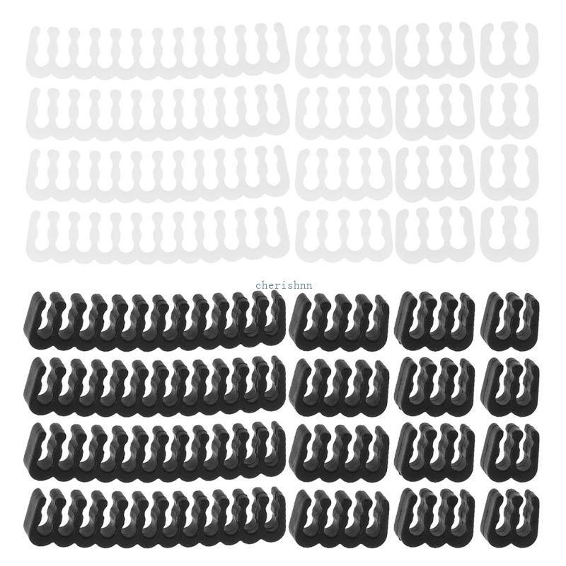 CH* 16PCS PC Power Supply Connector 4 6 8 24 Pin Cables Manager สําหรับ GPU