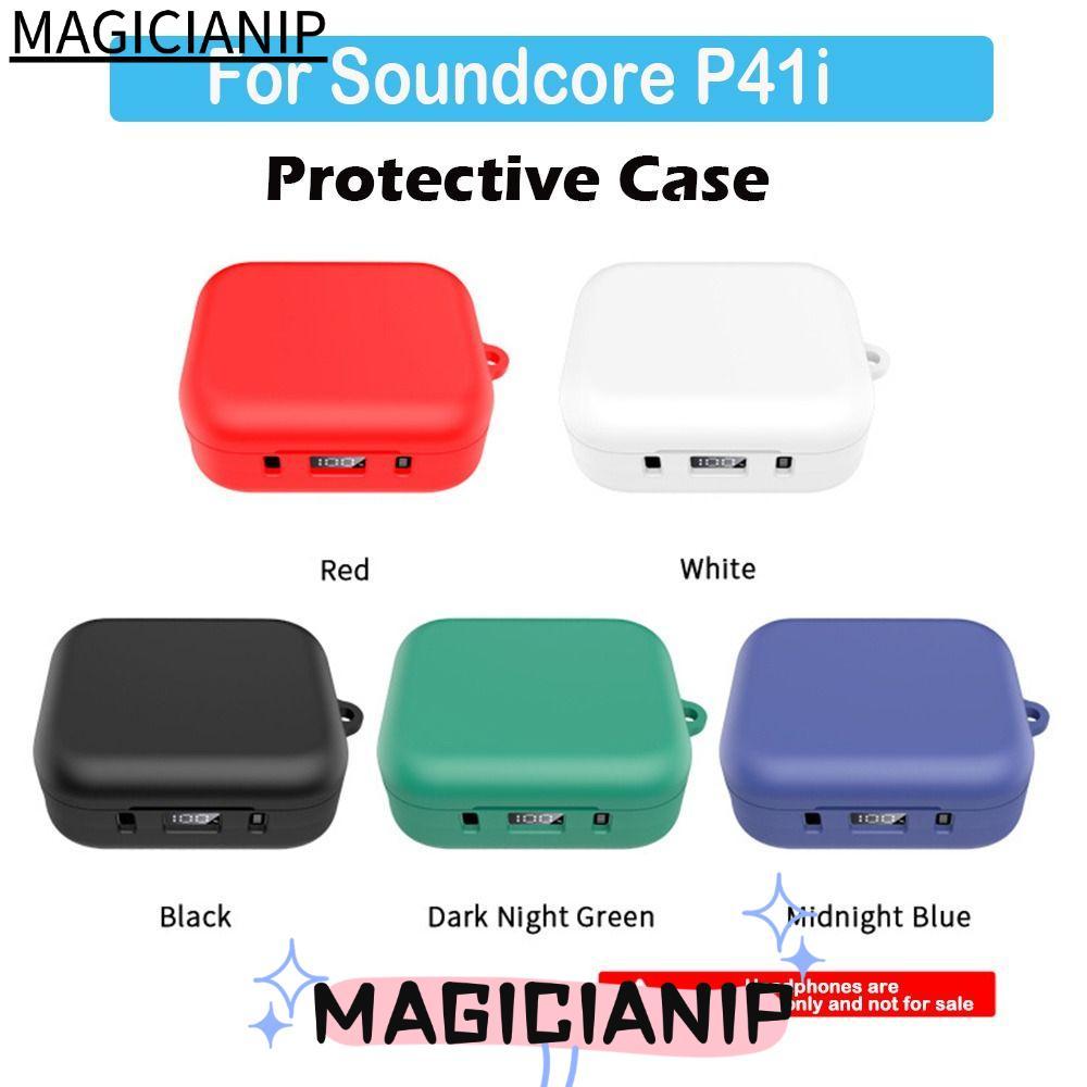 MAGICIANIP ป้องกัน ,พร้อมตะขอซิลิโคนหูฟังฝาครอบ,คุณภาพสูง Anti-fall กันกระแทกหูฟังสําหรับ Soundcore 