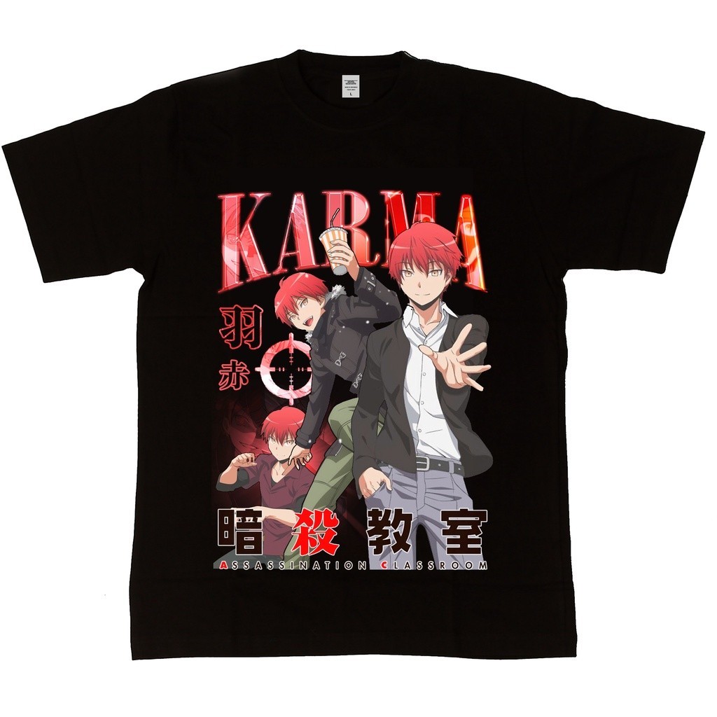 Animood - เสื้อยืด Karma Akabane Assassination Clasroom Homage Series เสื้อยืดผู้ชาย
