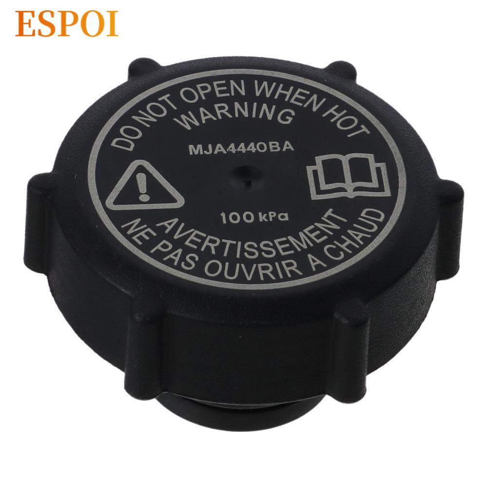 ESPOI MJA4440BA, 2.36*1.49 นิ้วสีดํา 100 KPa, การนําไฟฟ้าพลาสติกและโลหะหม้อน้ําขยายถังสําหรับ Jaguar