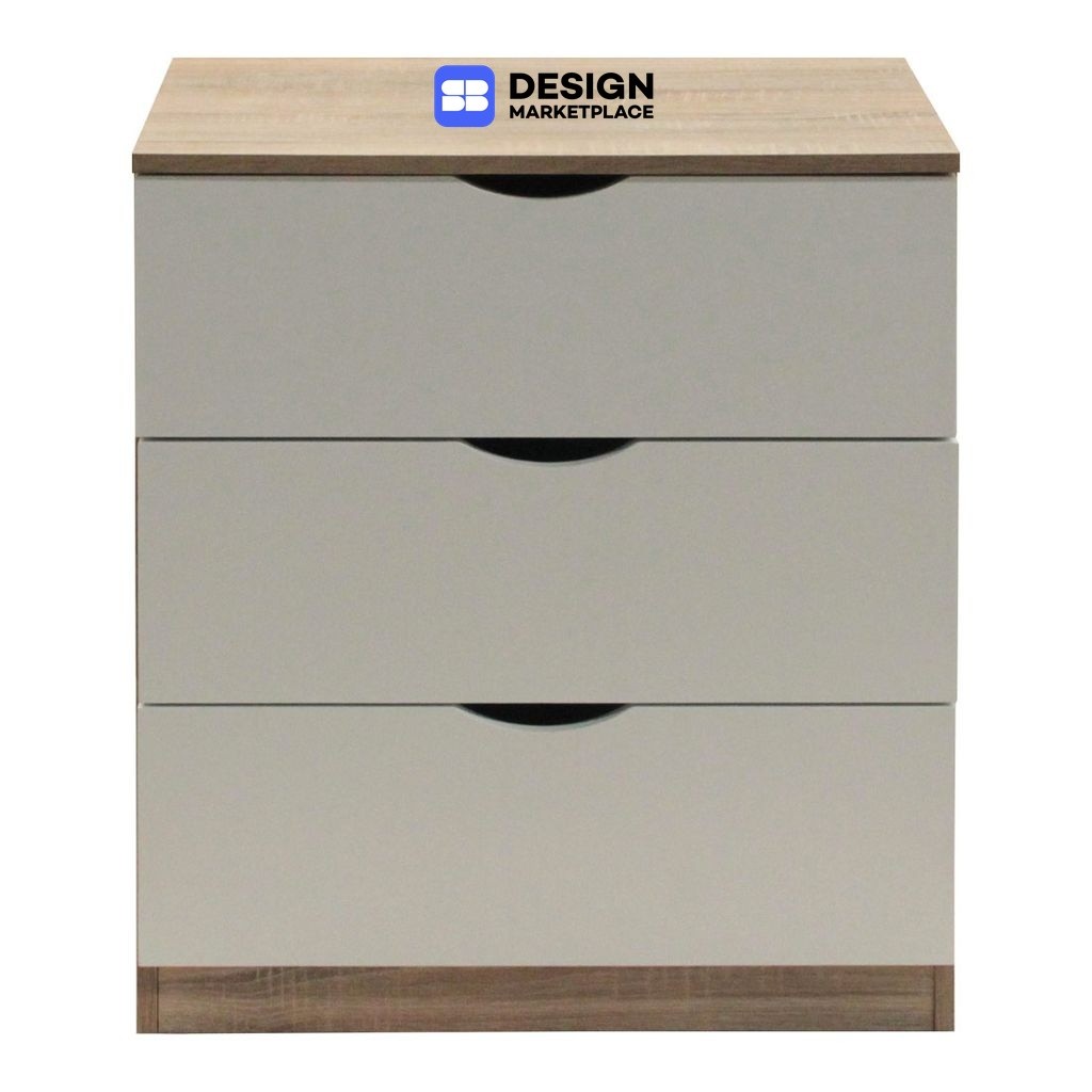 SB Design Square ตู้เตี้ยลิ้นชัก รุ่น Pody สีขาว (60x40x70 ซม.) แบรนด์ KONCEPT FURNITURE