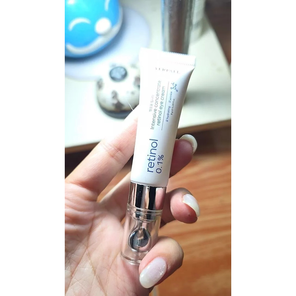 วิตามินใต้ตา Yerpall Intensive concentrate retinol eye cream วิตามินครีมใต้ตาเยอร์พอลล์ เรตินอลเข้มข