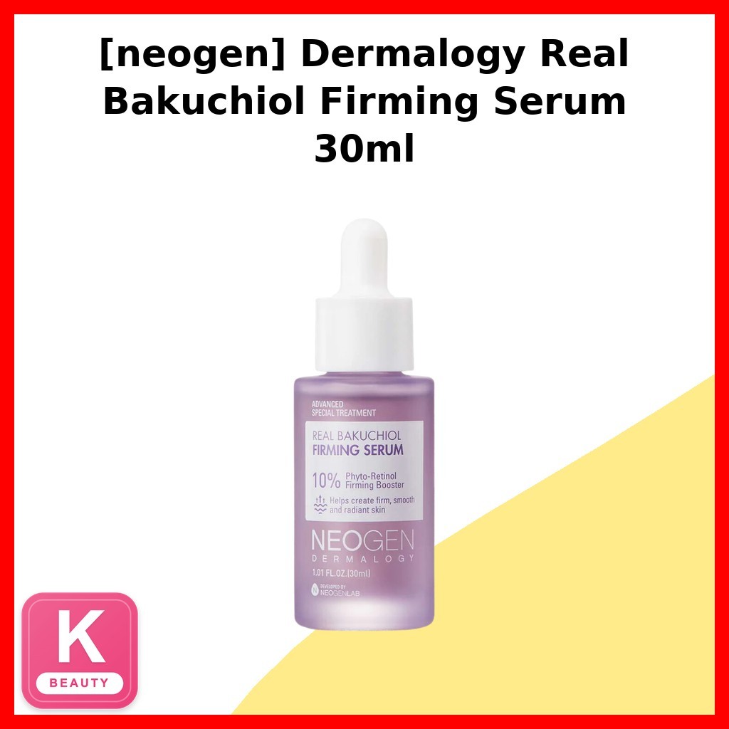 [neogen] Dermalogy Real Bakuchiol Firming Serum 30ml / Korean Firming Serum / Anti-Aging Solution โด