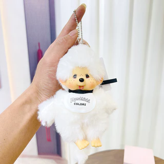 Monchchi ตุ๊กตาหน้าไวนิลของเล่นตุ๊กตากระเป๋านักเรียนจี้อินเทรนด์เล่นตุ๊กตาของขวัญ