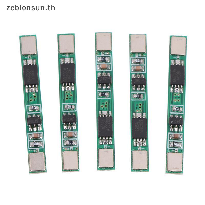# zeblonsun # 5 ชิ้น 1S 3.7V 3A Li-ion BMS PCM แบตเตอรี่ Charge Discharge บอร์ดป้องกัน PCM สําหรับ 18650 Lipo Charge Module .