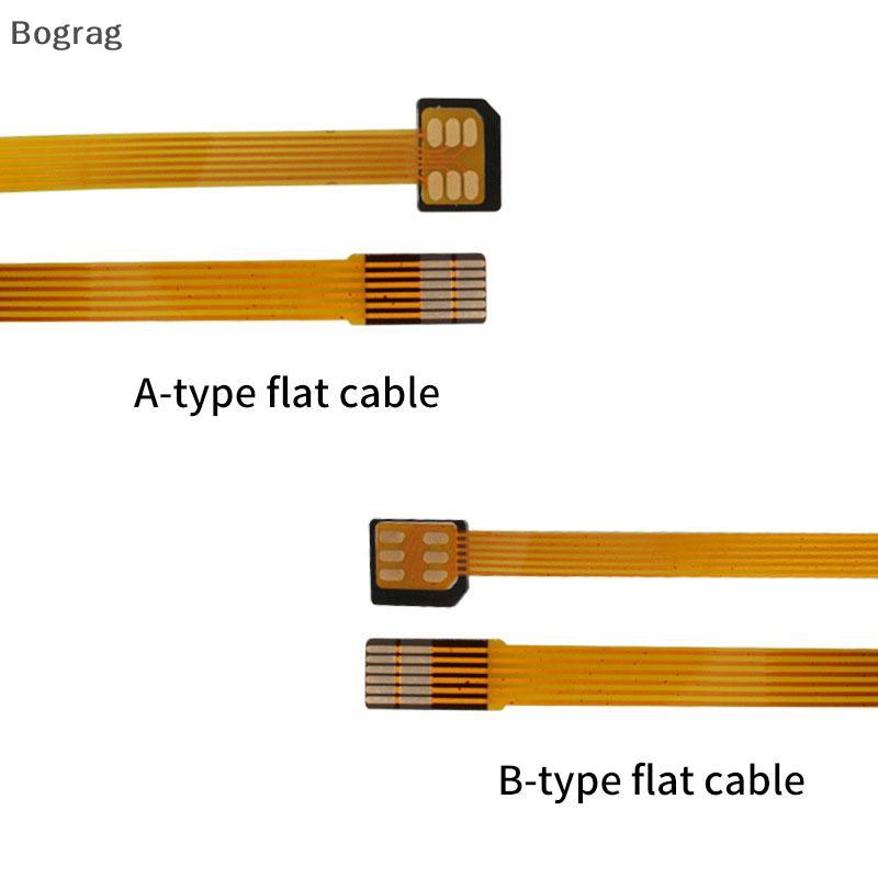 [Bogr] Nano 4FF ซิมการ์ด Converter FPC Extension Cable to Nano 4FF Micro 3FF Standard 2FF Sim Usim C