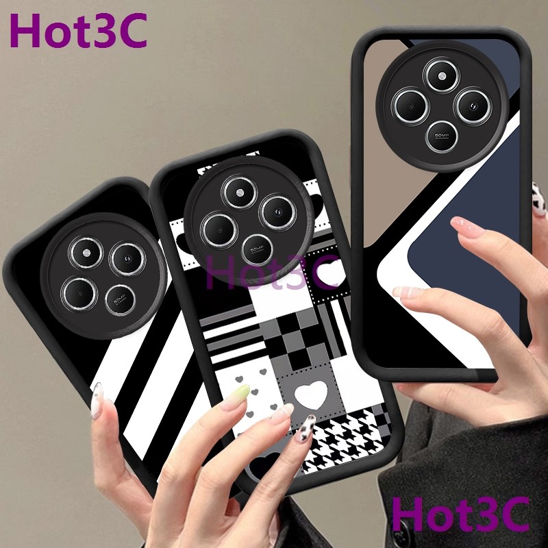 เคส Redmi 14C / POCO C75 / POCO M7 5G tpu เลนส์ป้องกันเคสโทรศัพท์แฟชั่น PJCP