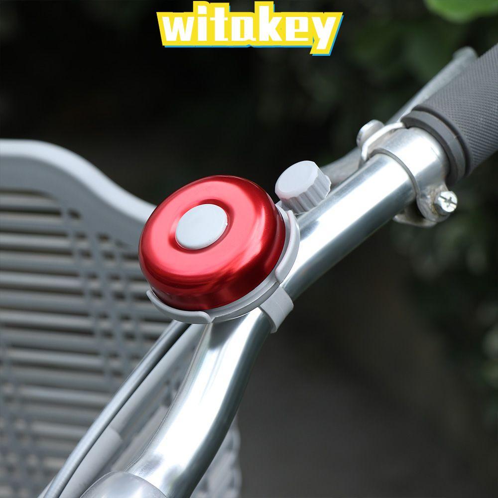WITAKEY กระดิ่งจักรยาน ทำจากอลูมิเนียมอัลลอยด์ มีเสียงดัง เหมาะสำหรับใช้งานบนจักรยาน