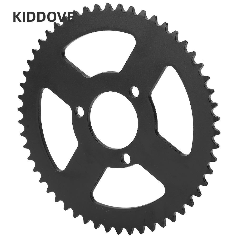 KIDDOVE สเตอร์หลัง, สําหรับ T8F โซ่ 3 รูเฟืองโซ่, ทนทาน T8F 54T สีดําเหล็กไดรฟ์เกียร์รถจักรยานยนต์ขน