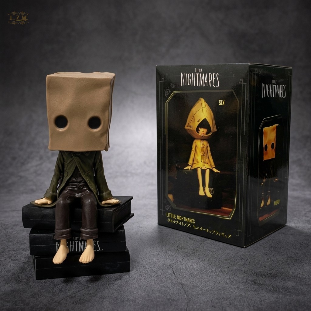 Little Nightmares Six Mono PVC Figure นั่ง Pose 12 ซม.สะสมจอแสดงผลของเล่น