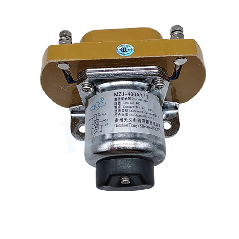 รีเลย์ (คอนแทคเตอร์) DC MZJ-400A-12V ของแท้ สำหรับ Sany, Liugong, XGMA, Volvo