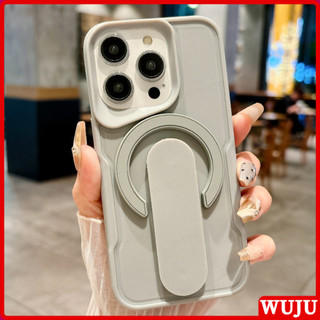 เคสแม่เหล็กอเนกประสงค์ WUJU เข้ากันได้กับ IPhone 16 15 14 13 12 11 Pro Max, พร้อมการออกแบบป้องกันแบบบาง, ด้ามจับที่ได้รับการปรับปรุง