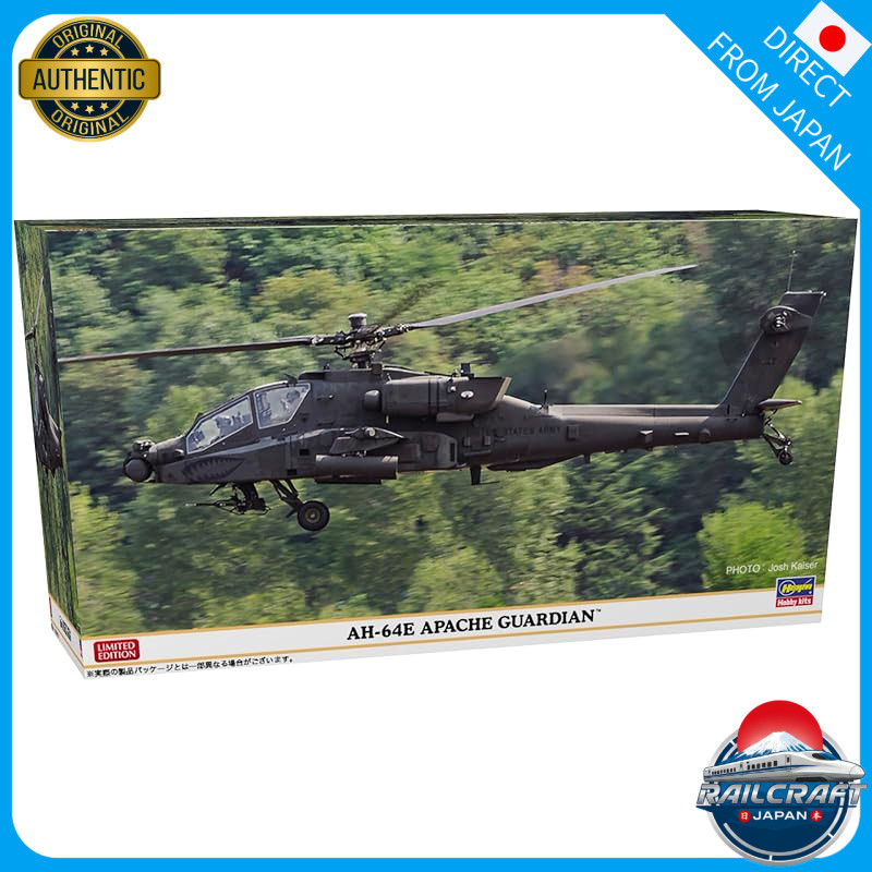 Hasegawa 1/48 American AH-64E Apache Guardian Plastic Model 07564 (Helicopter)