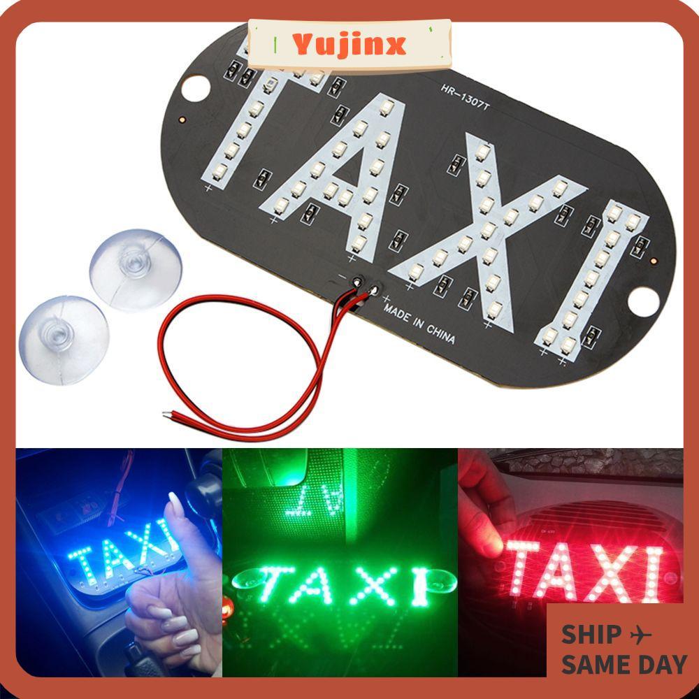 YUJINX Taxi Light ใช้งานได้จริง 12V หลอดไฟป้าย Led ประหยัดพลังงาน