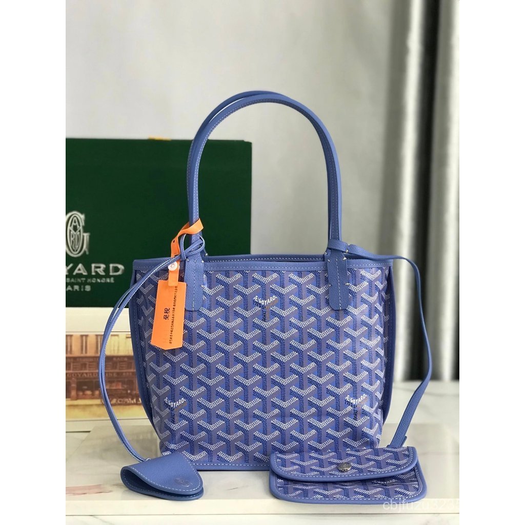 ยุคกลาง 2025 Limited Goyard, SAINT LOUIS Mini Bag Used Two Unique GOYARDINE Canvas Colours, PM ขนาด 