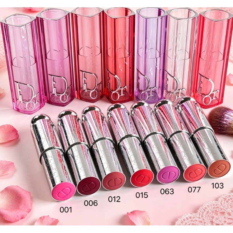 6g High Gloss Blush Stick Full Color ประกอบ 001 Tender Pink/006 Berries/012 Rosewood/015 Cherry Red/